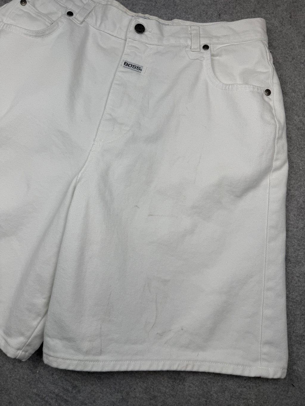 Vintage Boss Juniors Shorts White