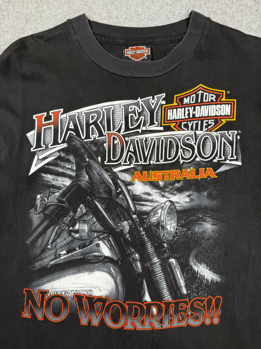 Vintage Harley Davidson No Worries Tee Black | Vitnage Clothing Store Canada