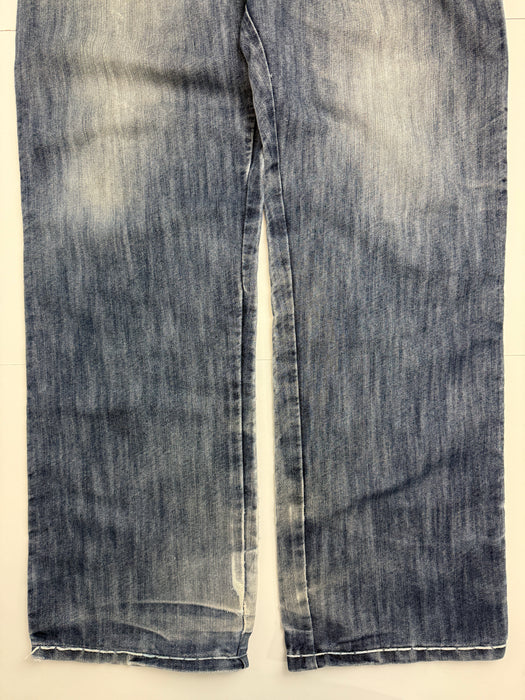 Direct Blue Creative Connoisseurs Y2K Denim Pants | Vitnage Clothing Store Canada
