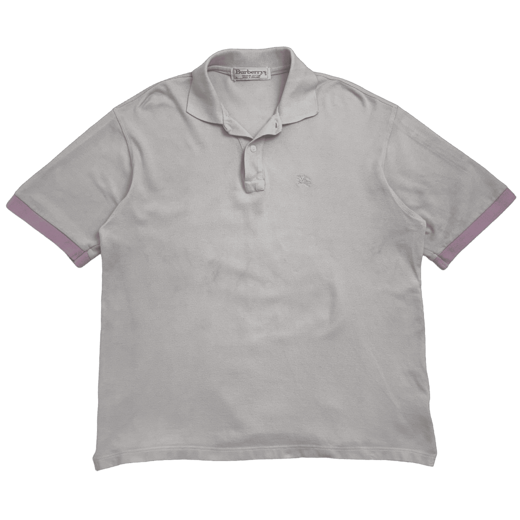 Vintage Burberry Polo Shirt Pink