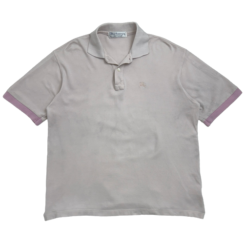 Vintage Burberry Polo Shirt Pink | Vintage Clothing Store Canada