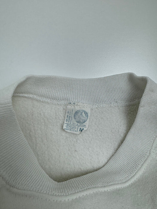 (XS) Vintage '65 Snoopy Joe Ski Sweatshirt White | Vitnage Clothing Store Canada