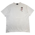 Vintage Betty Boop Embroidered Tee White