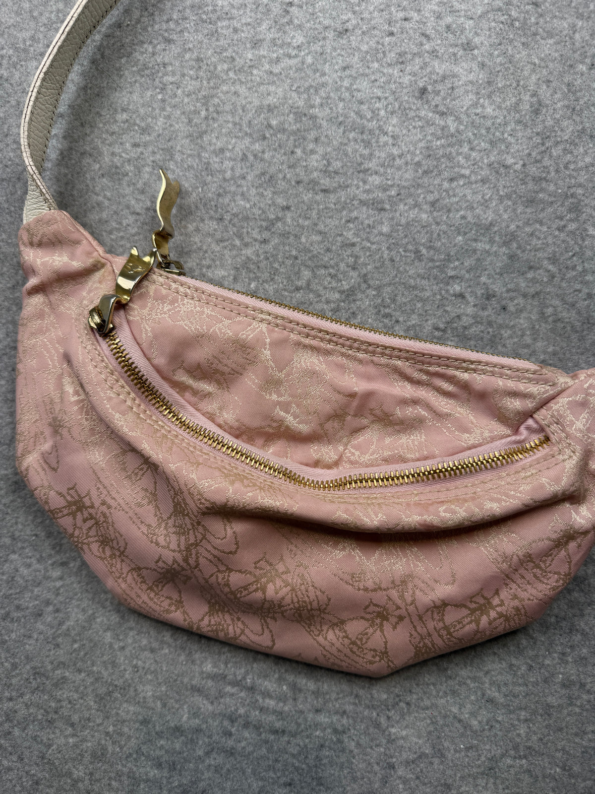 Vivienne Westwood Orb Pattern Fanny Pack Pink