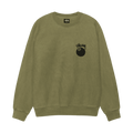 Stussy 8 Ball Pigment Dyed Sweatshirt Olive