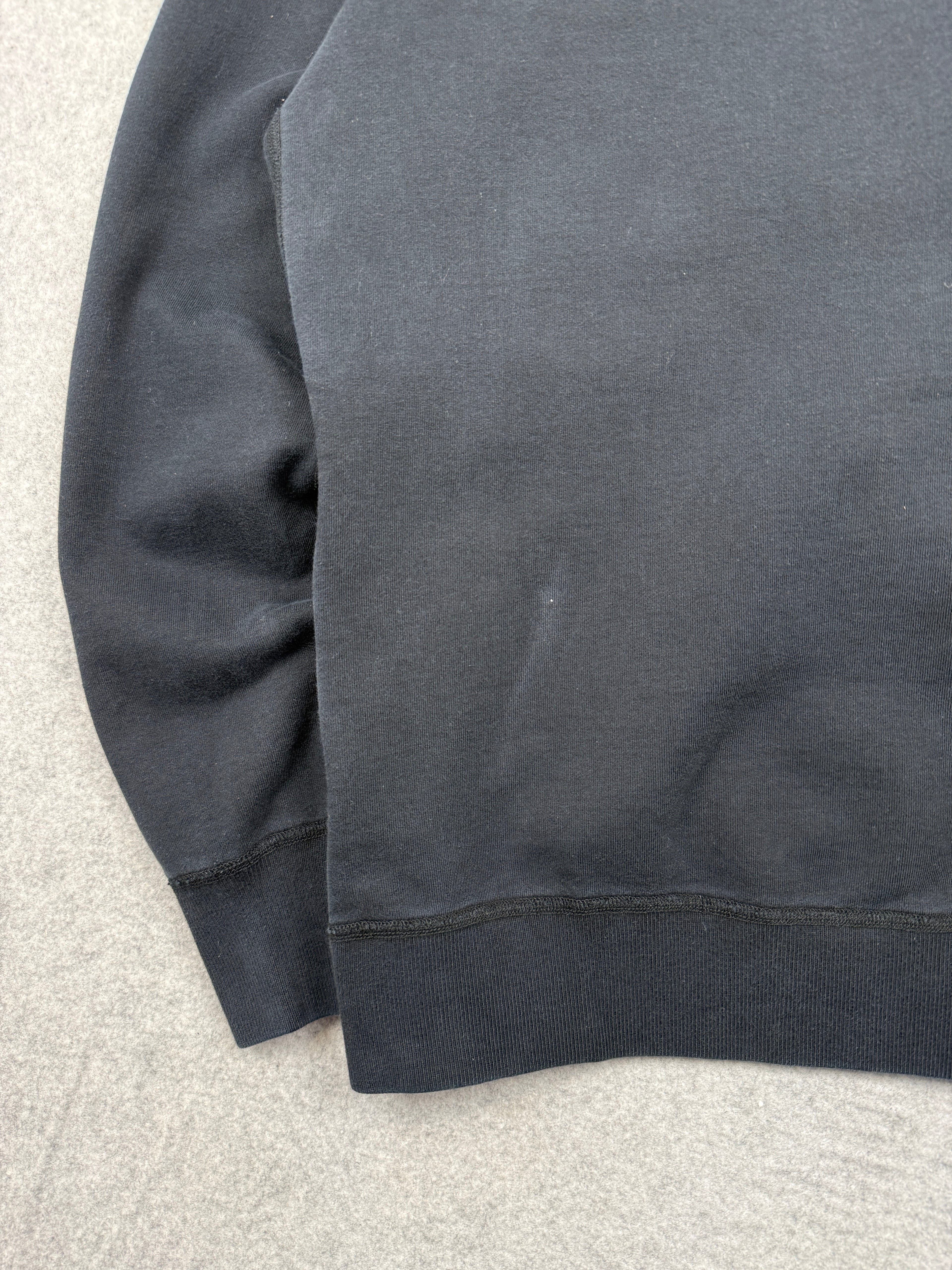 Reigning Champ Side Zip Crewneck Black (USED)