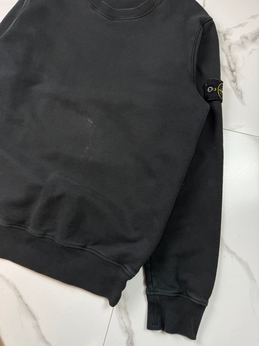 Stone Island Fleece Crewneck Black (USED)