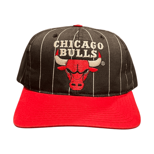 Vintage Starter Pinstriped Chicago Bulls Hat | Vintage Clothing Store Canada