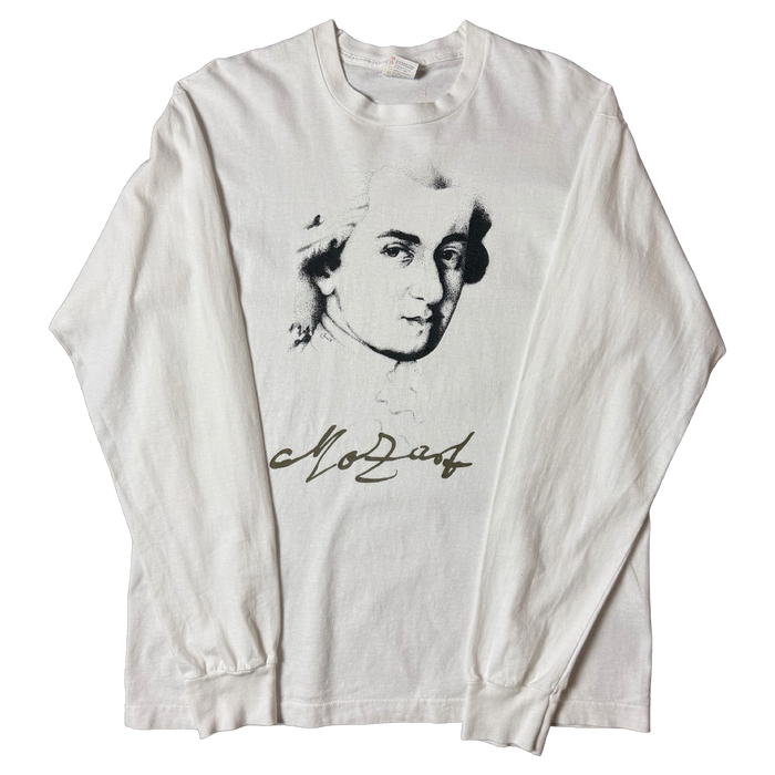 Vintage 90’s Mozart L/S Tee White | Vitnage Clothing Store Canada