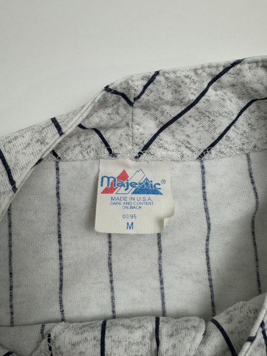 Vintage 90s New York Yankees Pinstripe Jersey White | Vitnage Clothing Store Canada