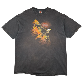 Vintage Harley Davidson Soaring Eagle Tee Black