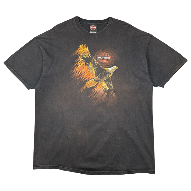 Vintage Harley Davidson Soaring Eagle Tee Black