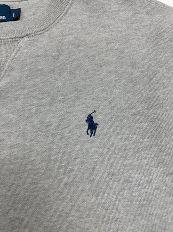 (L) Vintage Polo Ralph Lauren Sweatshirt Grey