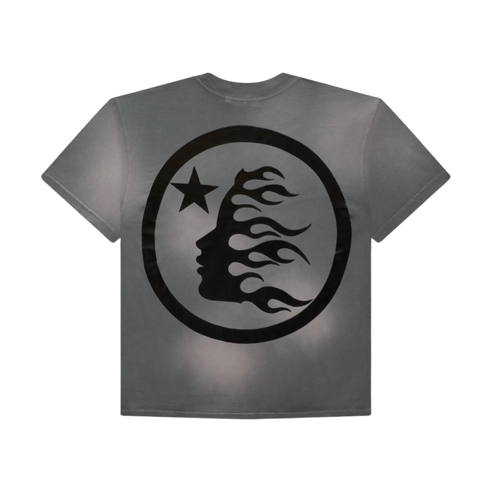 Hellstar Sports Core Logo Gel Tee Grey | Vitnage Clothing Store Canada