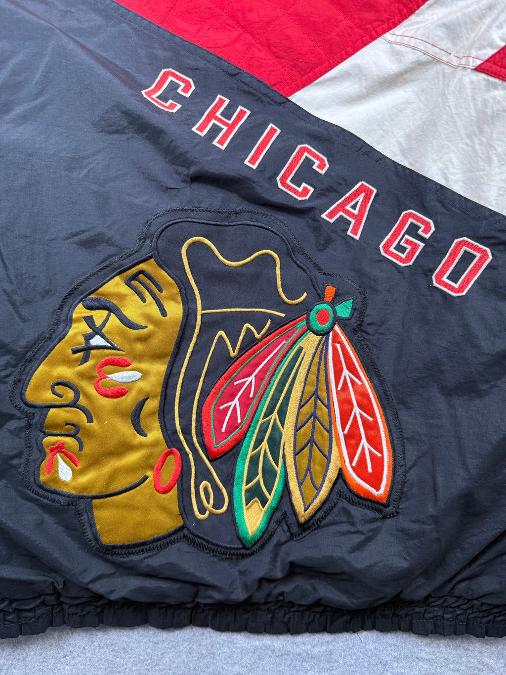Vintage Chicago Blackhawks Jackets Black/Red