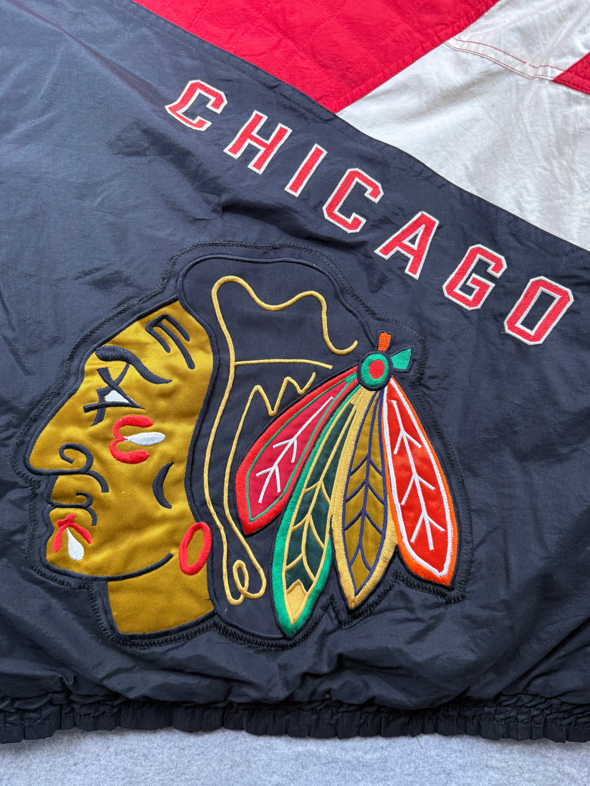 Vintage Chicago Blackhawks Jackets Black/Red