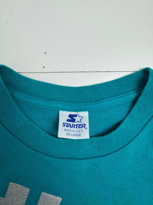Vintage '95 San Jose Sharks All Star Game Tee Turquoise | Vitnage Clothing Store Canada