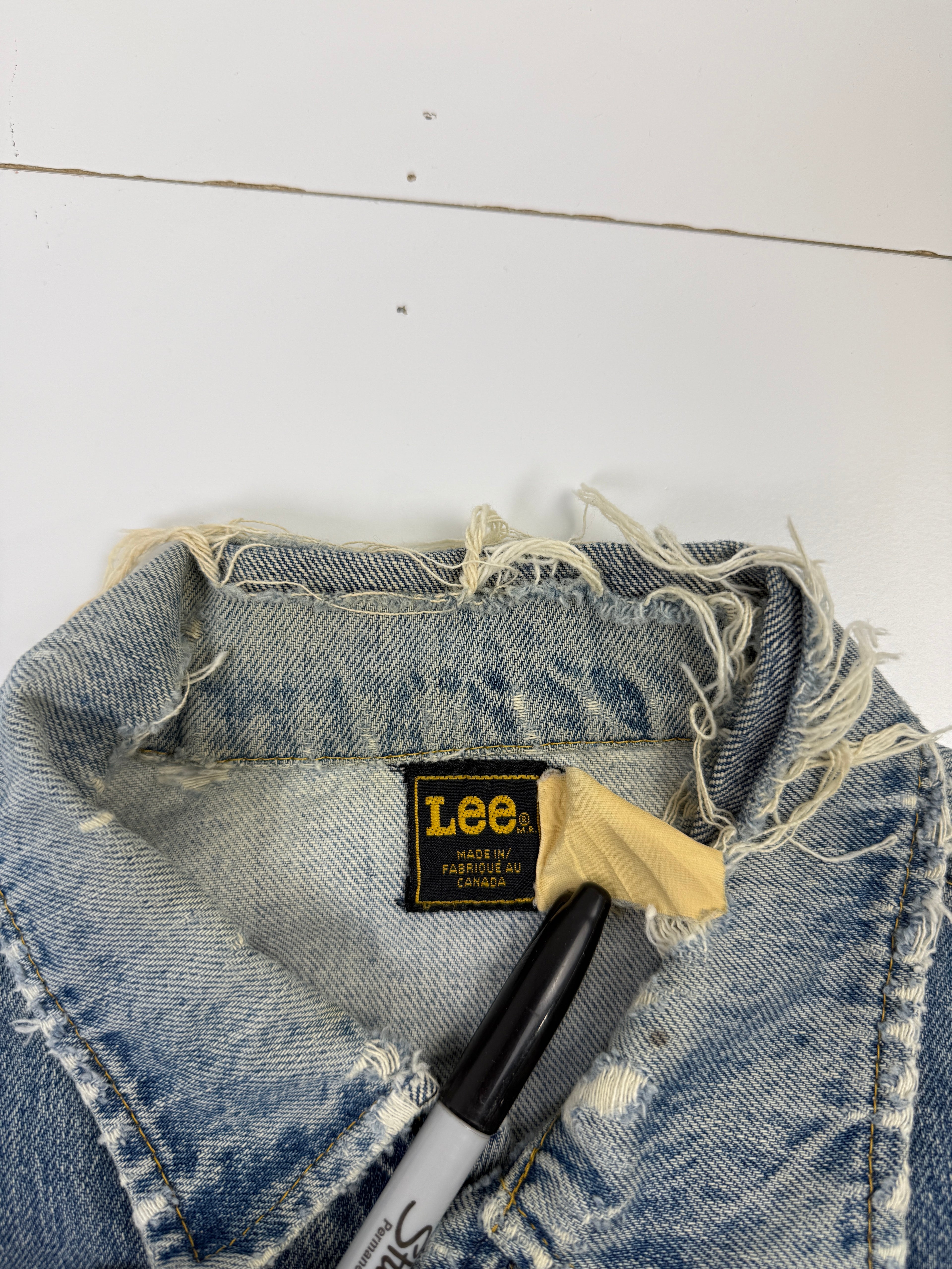 Vintage Lee Distressed Denim Jacket