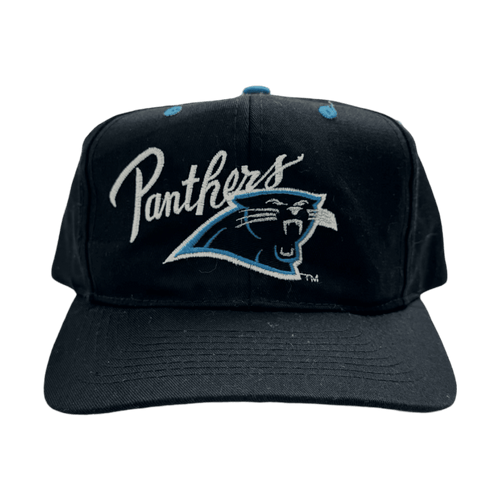 Vintage Carolina Panthers Snapback Hat Black | Vintage Clothing Store Canada