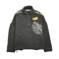 Off-white Logo Plaque Half Zip Fleece Black (USED)