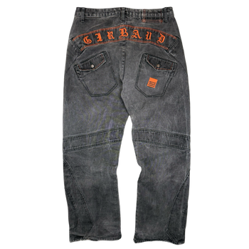 Marithé François Girbaud Panel Moto Cargo Denim Jeans (USED)