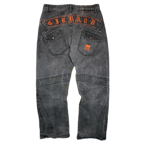 Marithé François Girbaud Panel Moto Cargo Denim Jeans (USED) | Vintage Clothing Store Canada