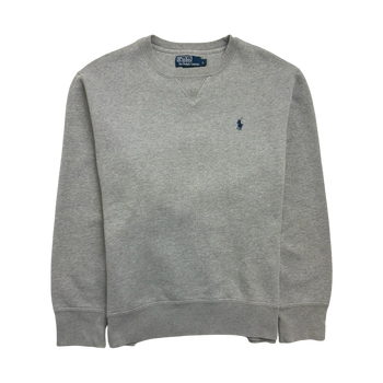 (L) Vintage Polo Ralph Lauren Sweatshirt Grey