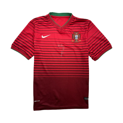 Nike Portugal Football Federation Soccer Jersey Red | Vintage Clothing Store Canada