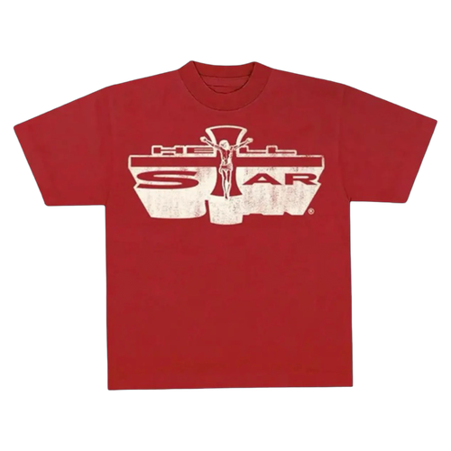 Hellstar Jesus Emblem Tee Red | Vintage Clothing Store Canada