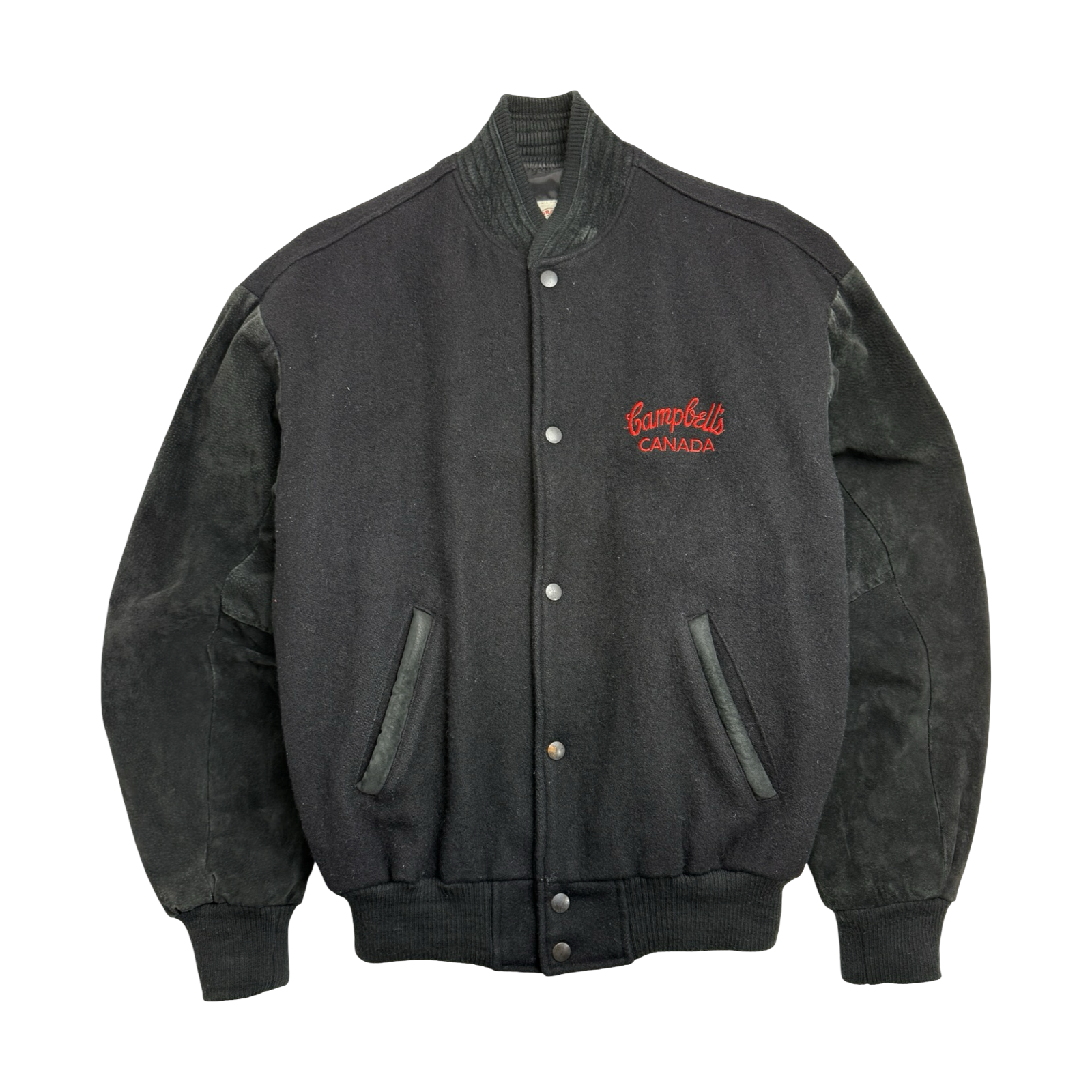 Vintage 1990s Campbell Soup Canada Promo Jacket Black