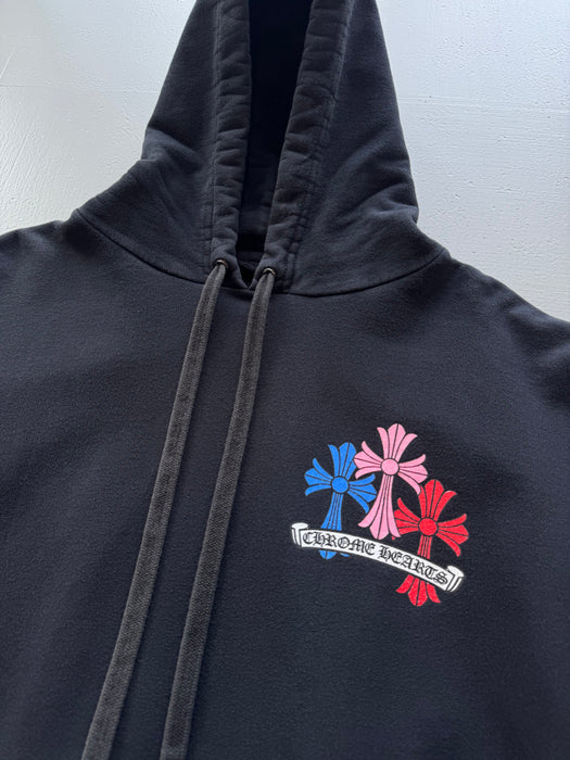 Chrome Hearts Multi Cross Black Hoodie | Vitnage Clothing Store Canada