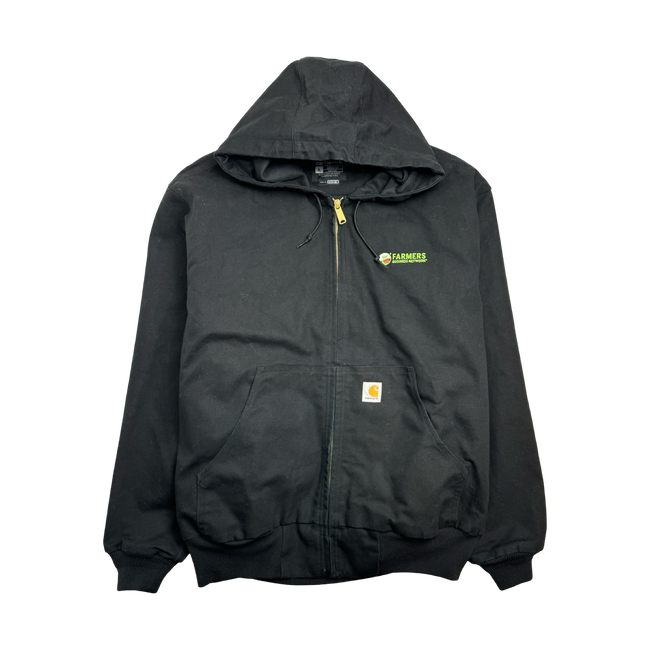 (XXL) Carhartt Zip-Up Hooded Jacket Black