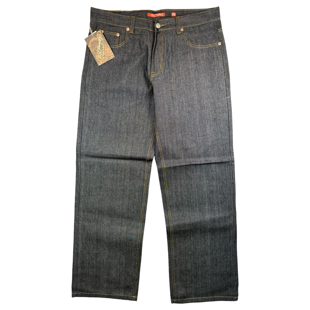Vintage Y2K Ed Hardy Skull Embroidery Denim Jeans