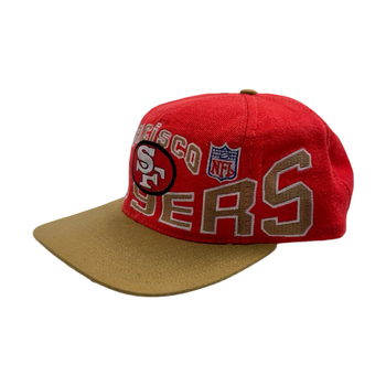 Vintage Apex San Francisco 49ers Snapback Hat Red