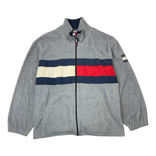 Vintage Tommy Jeans Big Flag Fleece Jacket | Vintage Clothing Store Canada