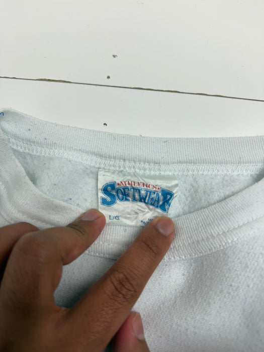 Vintage 1989 Toronto Blue Jays Sweatshirt Blue/White | Vitnage Clothing Store Canada