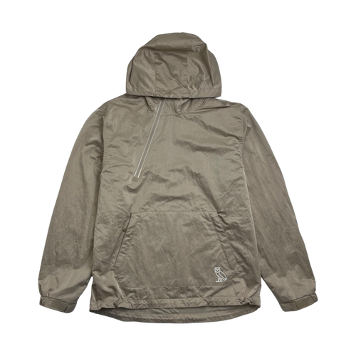 OVO Reflective Zip Anorak Stone (USED) | Vintage Clothing Store Canada