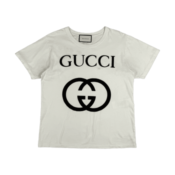 Gucci Interlocking GG Tee Cream (USED)