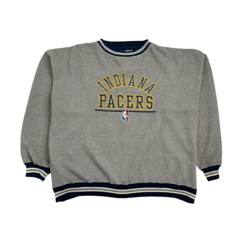 (XXL) Vintage 90s Indiana Pacers Sweatshirt Grey