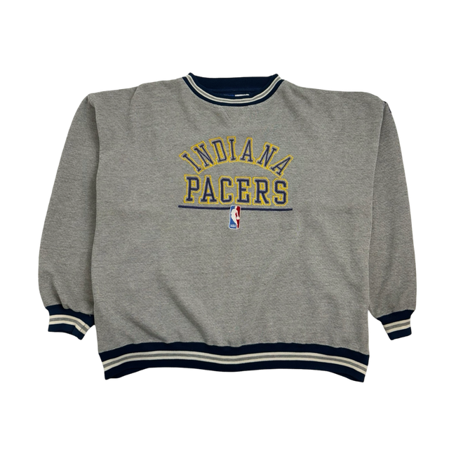 (XXL) Vintage 90s Indiana Pacers Sweatshirt Grey