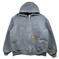 Vintage Carhartt Active Hooded Jacket Storm Blue