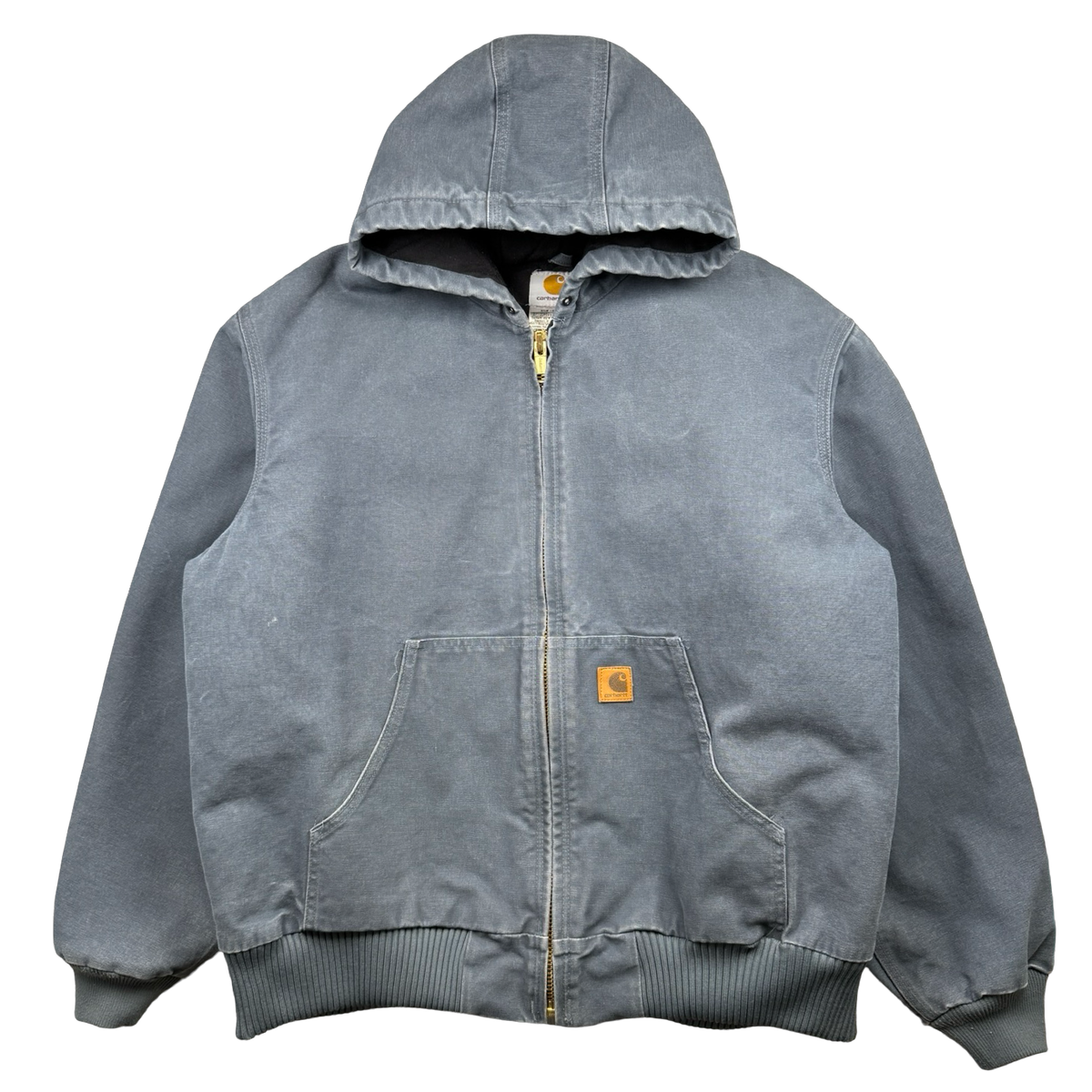 Vintage Carhartt Active Hooded Jacket Storm Blue