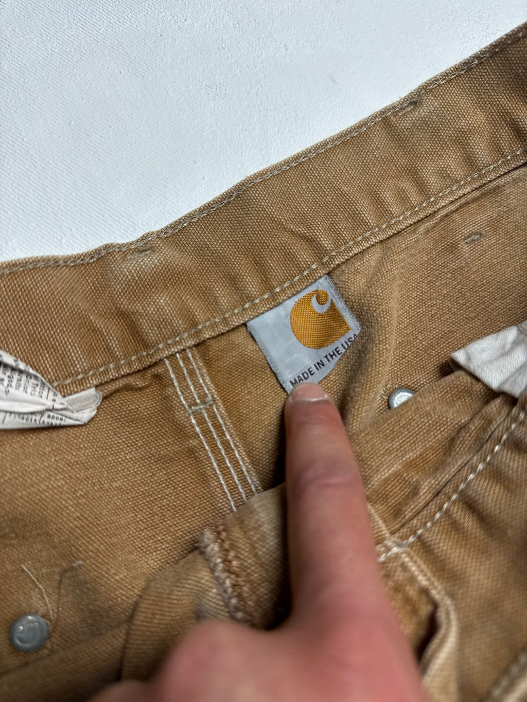 Carhartt Double Knee Carpenter Pants Khaki