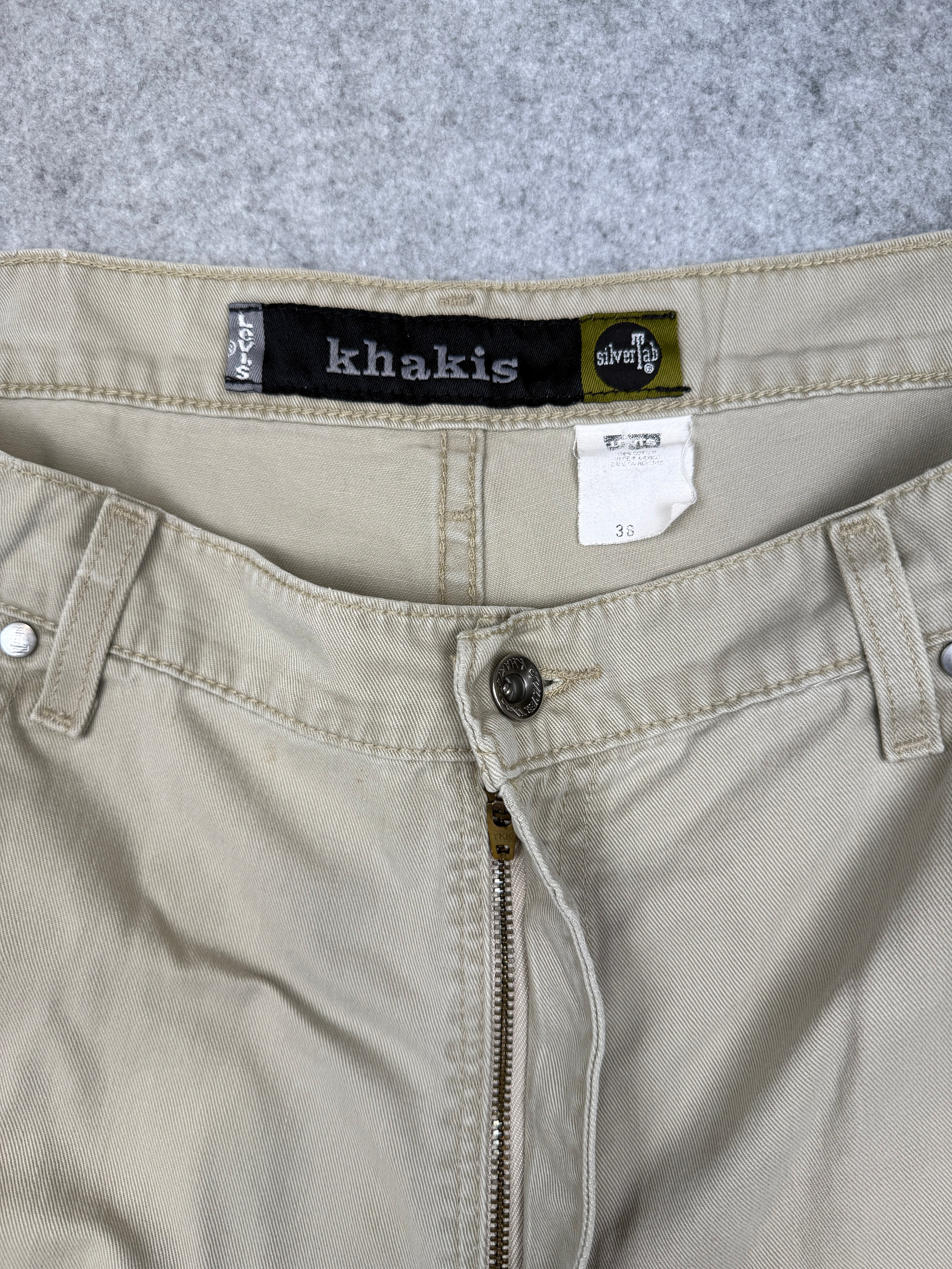 Vintage Levi's Silver Tab Khakis Shorts Beige