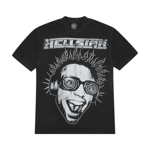 Hellstar Studios Rage Tee Washed Black | Vintage Clothing Store Canada