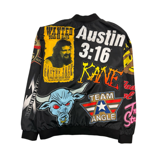 Chalk Line WWE Attitude Era Satin Button Up Jacket | Vintage Clothing Store Canada