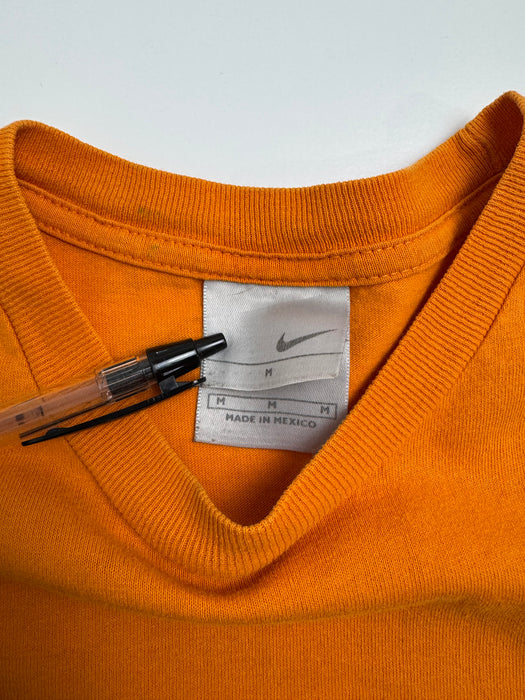 Vintage 2000s Nike Side Swoosh Tee Orange | Vitnage Clothing Store Canada