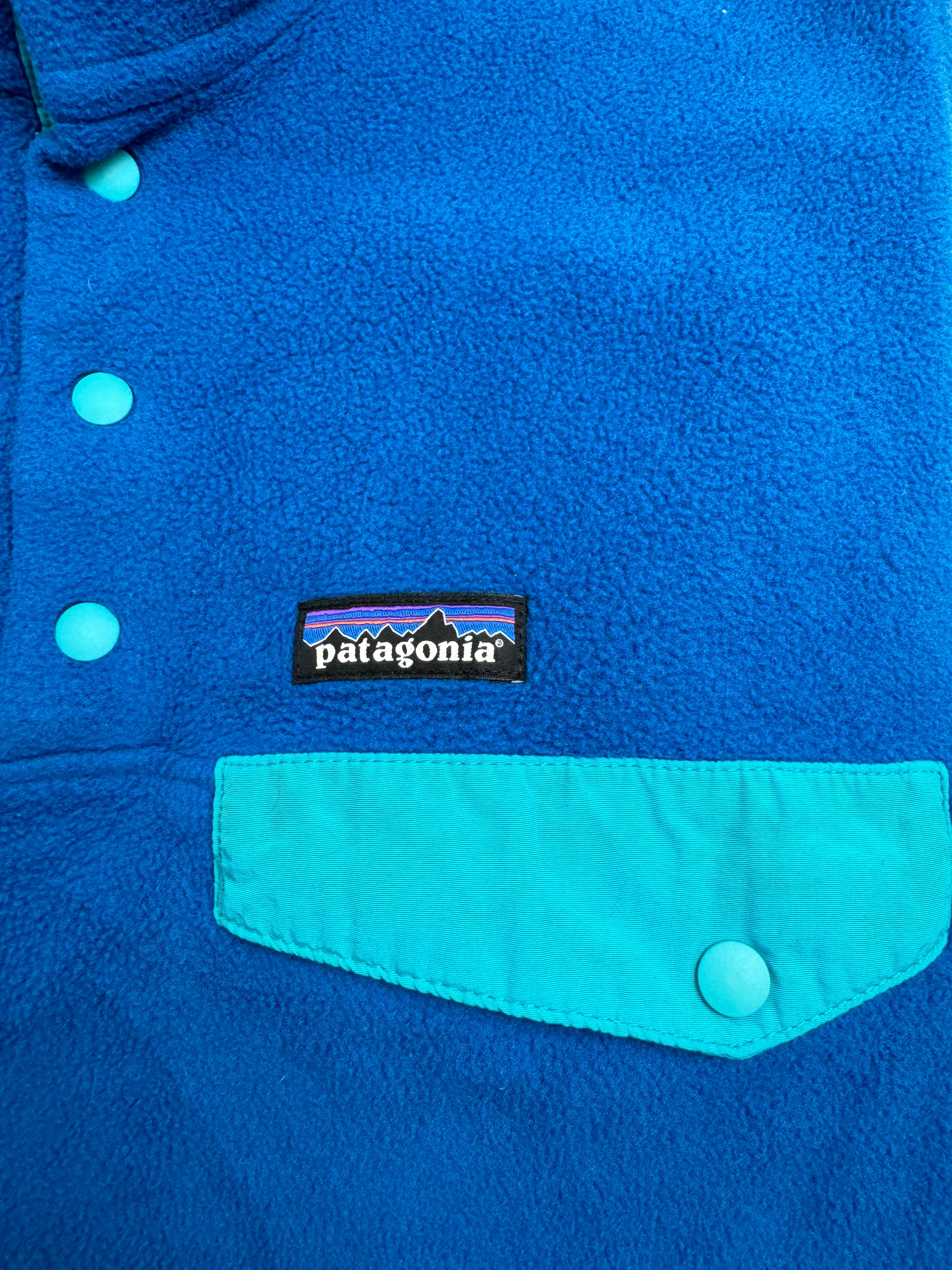 Patagonia Synchilla Quarter Snap Fleece Blue