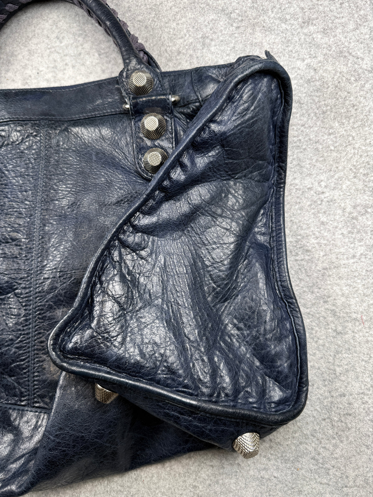 Balenciaga Giant 21 Part Time City Bag Navy