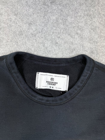 Reigning Champ Side Zip Crewneck Black (USED)